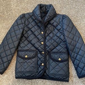 Polo Ralph Lauren Girls size 6 quilted down barn coat/ jacket